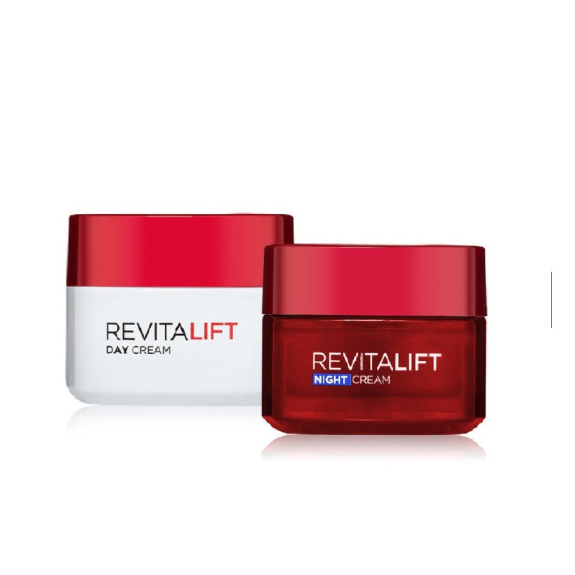 Bộ kem dưỡng chống lão hoá giảm nếp nhăn ngày đêm L’Oreal Paris Revitalift 50ml